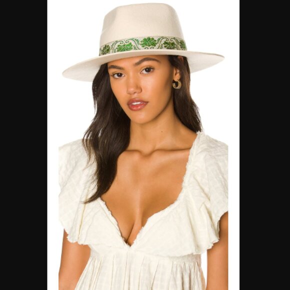 NWT Lack of Color Ivy Beverly Sun Hat White & Ivory Small Retail Price $149.00 - Picture 9 of 14